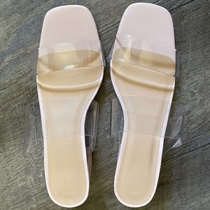Fashion Nova Nude Heel Sandals